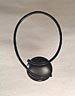 <I>Chicago</I> Necklace, Jet, leather