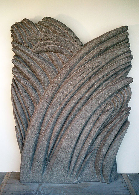 Simon Muscat Stone Carving: Granite Grass