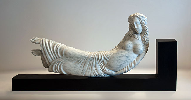 Simon Muscat Stone Carving: Bratty Lady